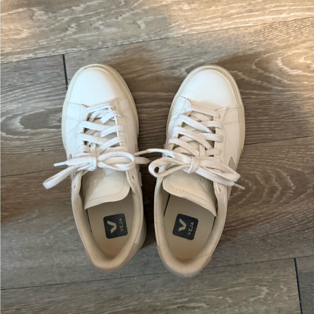 Veja Campo White Leather V-10 Sneakers